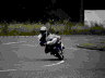 Saxon trying to get his knee down